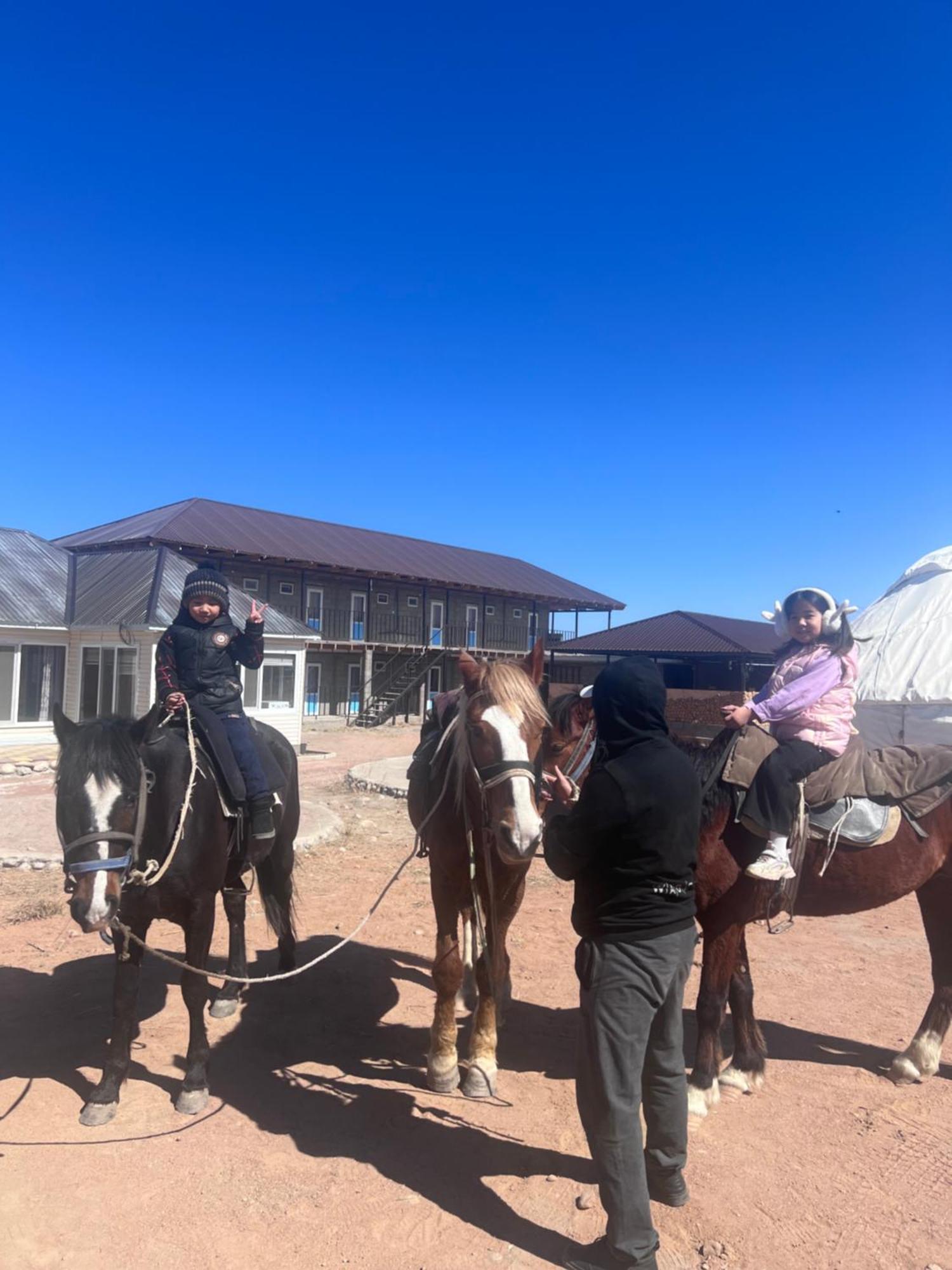Guest House And Yurt Camp "Ailuu" Tong エクステリア 写真